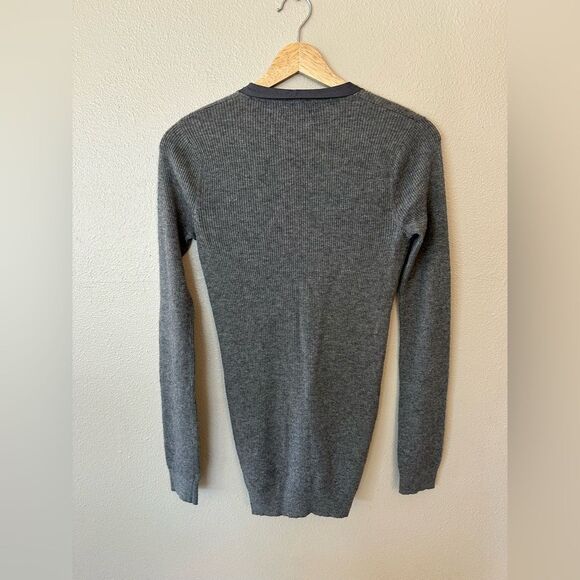 Club Monaco Wool Silk Cashmere Blend Ribbed Cardigan Sweater Size S - Picture 7 of 7